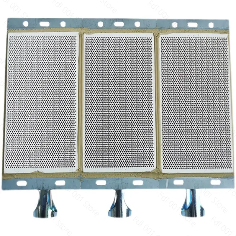 Gas heater Heating table accessories Baking stove Burning plate Three-piece infrared burner ceramic plate
