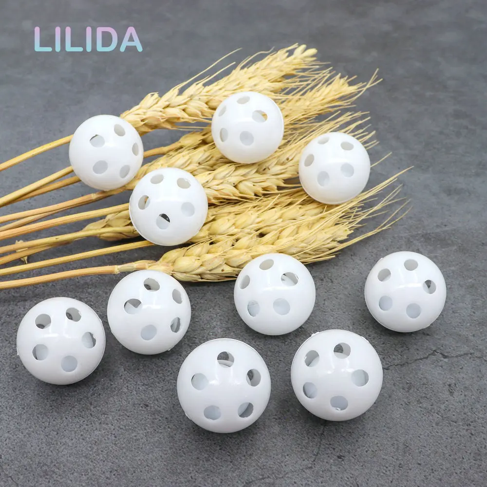 20Pcs 24MM Sounder Rattle Ball Noise Generator Insert Dog Toy Chew Plush Pet Baby Squeak DIY Fidget Toy Dog Supplies Accessories