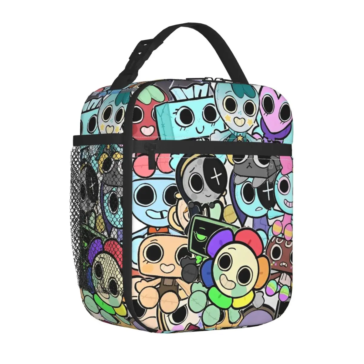

Cartoon Games Dandys World Insulated Lunch Bag Thermal Bag Lunch Container Portable Tote Lunch Box Bento Pouch College Outdoor