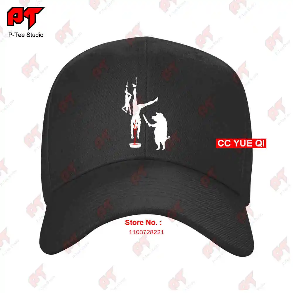 Pig Line Butcher-gorras de béisbol veganas Humorbasic, gorras de camión, KBWE