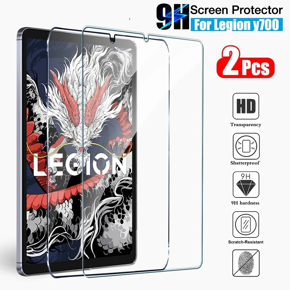 2 قطعة الزجاج المقسى لينوفو Legion Y700 2025 8.8 بوصة حامي الشاشة لفيلم Legion Y700 3rd 2rd الجيل 2023