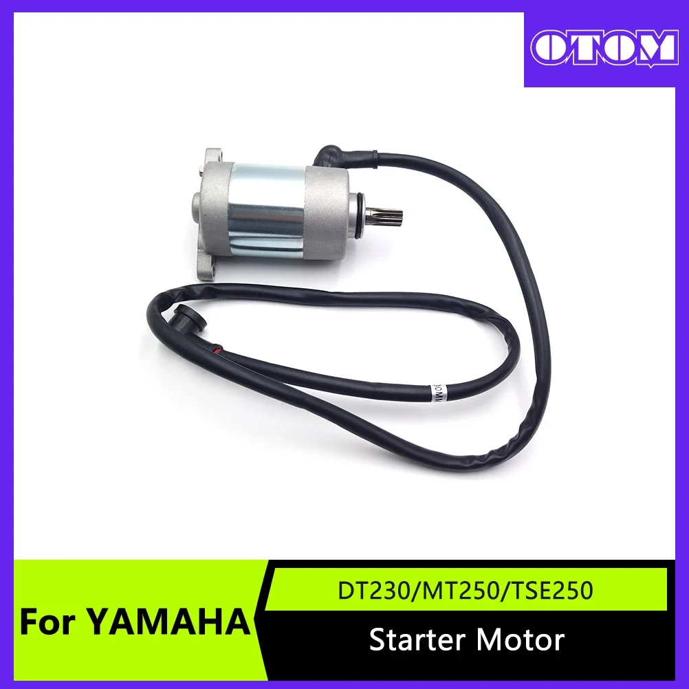 

Motorcycle Starter Motor Electric Starter Motor Moric For YAMAHA DT230 MT250 12V MOTOR ASSY STARTING Motocross Engine Dirt Bikes