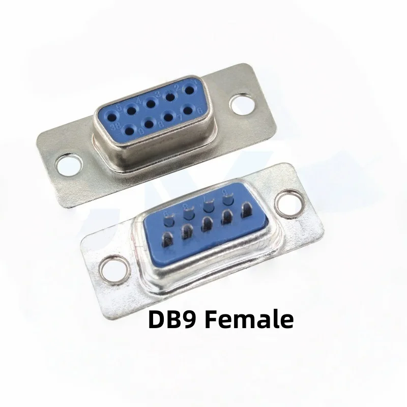 5PCS/LOT DB9 Adapter Connector Core RS232 Serial COM Plug Connectors Hole/Pin Female Male Port Socket DP9 Plastic Case