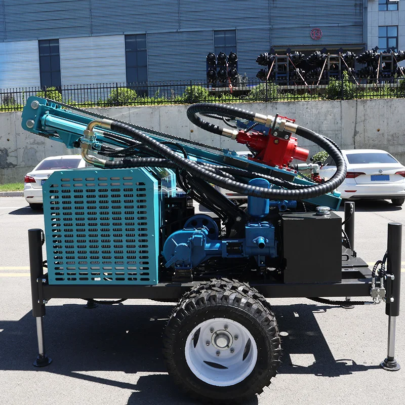 Customized Rotary Deep Water Rig 300M Crawler Diesel Quick Hot Positioning Deep Water Well Drilling Rig