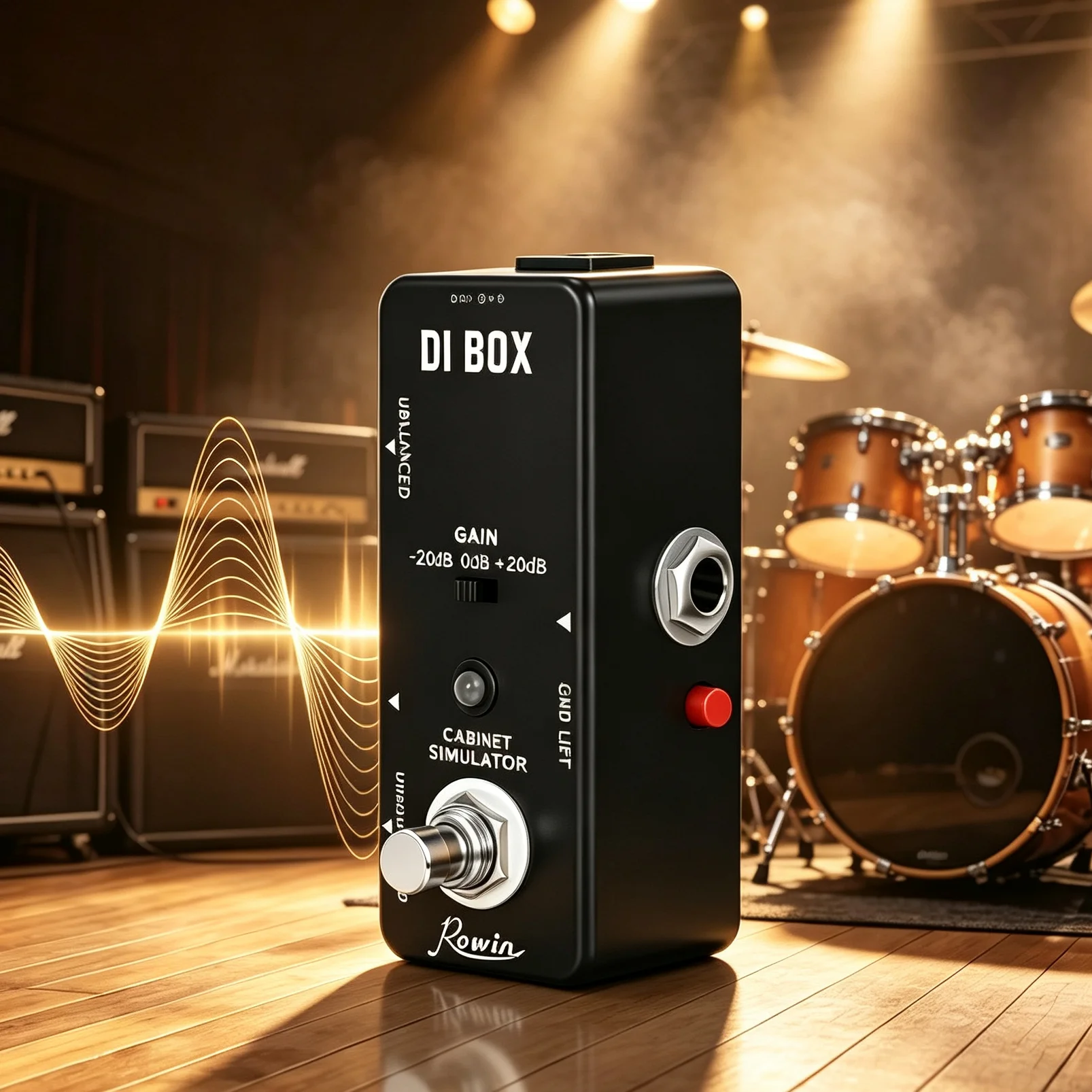 Best Rowin Noise Gate Pedal Guitar Delay Chorus Vibrolo Phaser Flanger Booster Equalizer Effects Fuzz Metal Dist Blues Drive image 5