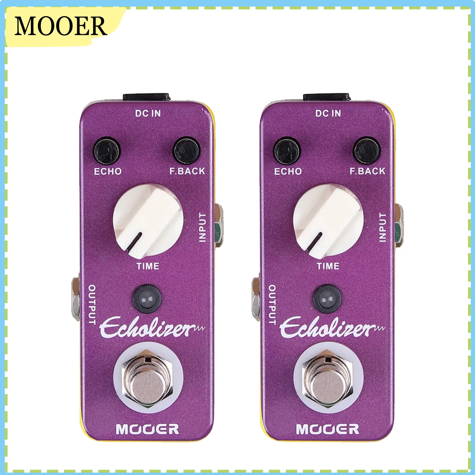 

MOOER Echolizer Delay Pedal Electric Guitar Pedal Micro Pedal Guitar Parts & Accessories