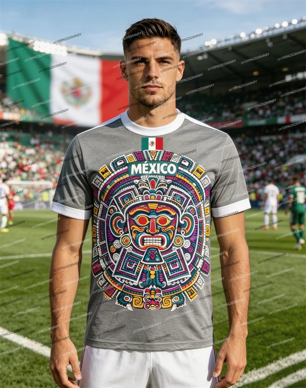 2026 メキシコ国旗 tシャツプリント面白い 3D イーグ - 3D Printing Eagle のレビューと価格