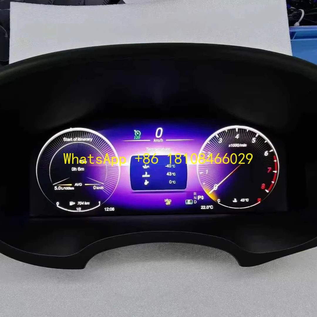 

Car Digital Cluster 12.3 LCD Dashboard Speed Meter Screen for Mercedes Benz CLS