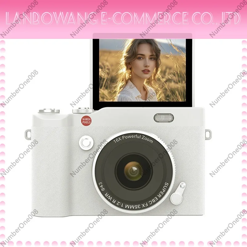 Y02 Flip Retro HD CCD Digital Camera With Fill Light Selfie Camera Gift for Kids