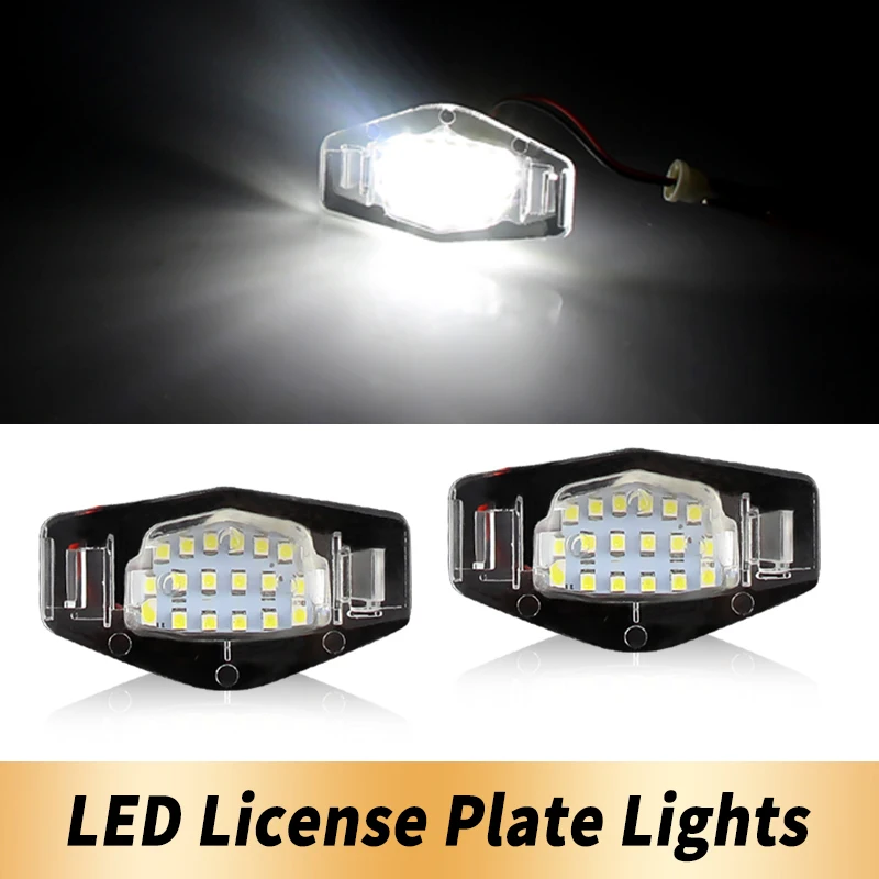 Białe światło LED do tablicy rejestracyjnej Honda Civic 01-15 Accord 4D 03-17 Odyssey 00-04 Pilot 03-08 Acura MDX RL TSX RDX TL ILX