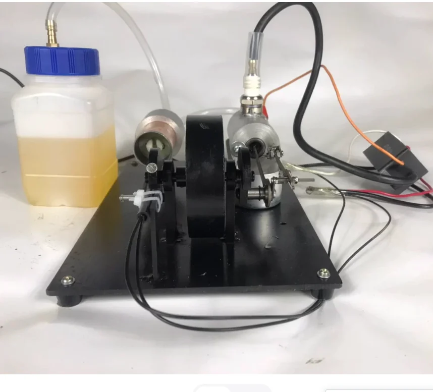 Three-Stroke Single-Cylinder Engine Model Miniature Fuel Engine High Torque