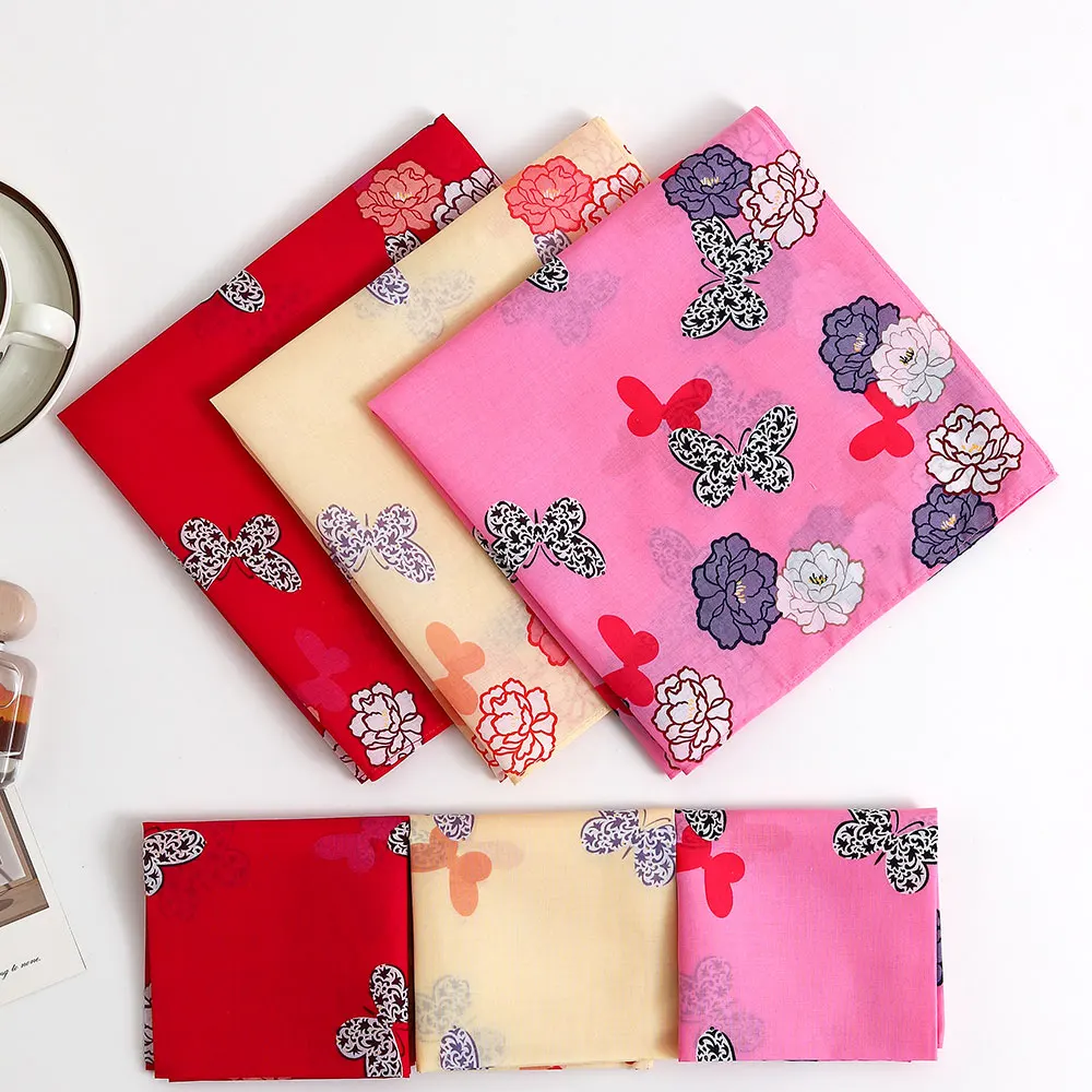 

Свадебный сезон, сувенир для невесты, подарок на день матери, женский тонкий мягкий и удобный носовой платок из чистого хлопка, носовой платок для вытирания пота