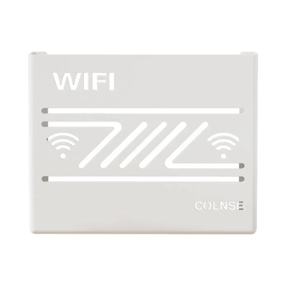 Wifi Router Storage Box Heavy Duty Router Box Modern Wall Mount Wifi Router Box Stylish Heat Dissipation for Home