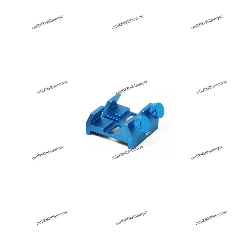 Red and blue astronomy deep space photography telescope guide mirror bracket fixing slot quick dismantling dovetail slot base