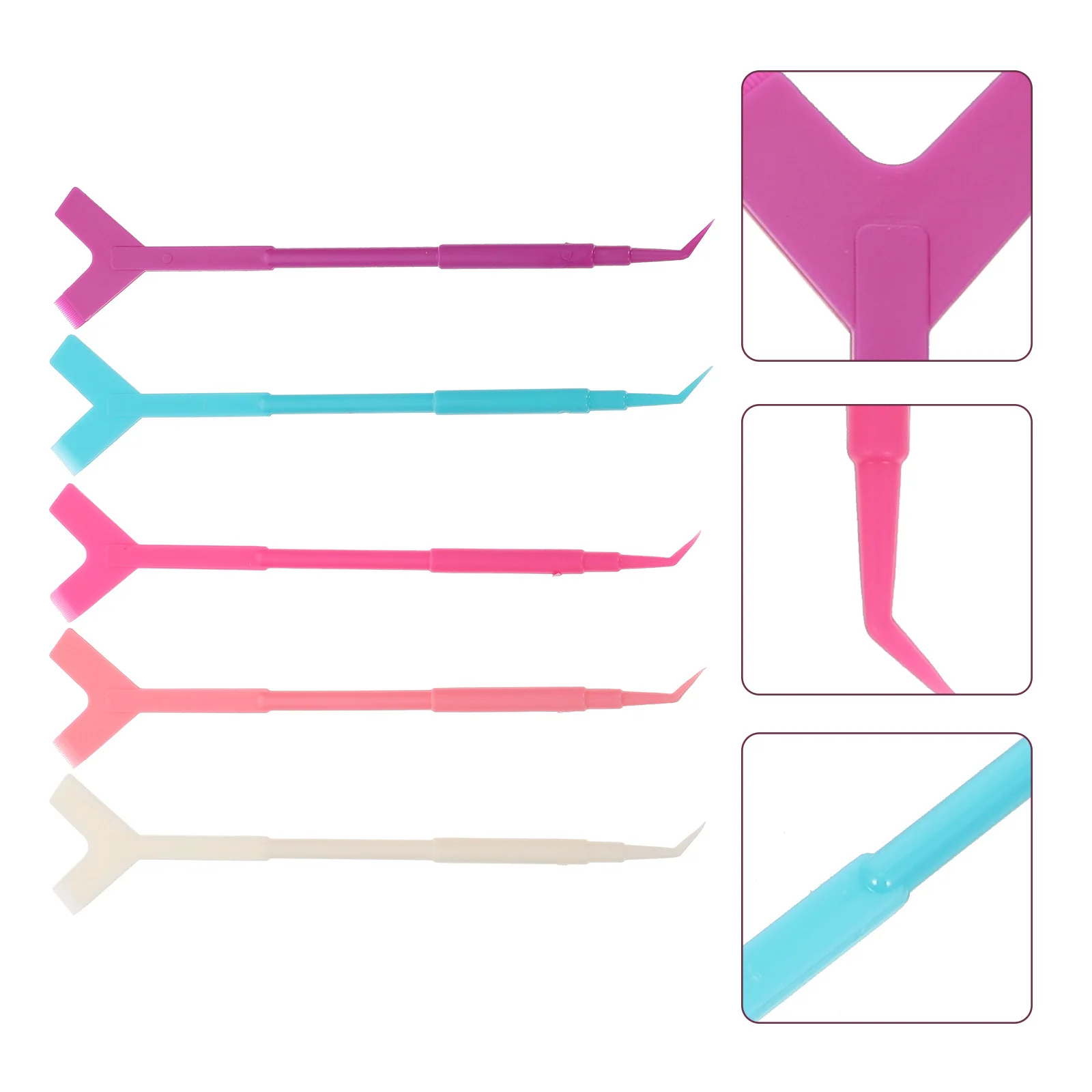 

50Pcs Eyelash Lifters Multi-Functional Lash Extension Tools with Brush Head for Precise Lash Separation and Lifting Comfort Grip