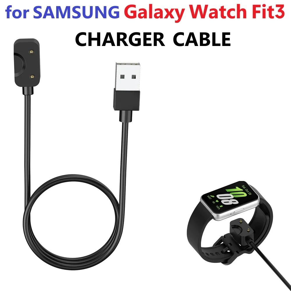 30 PCS Cabo Carregador de Relógio Inteligente para Samsung Galaxy Watch Fit3 Smartwatch Cabos de Carregamento USB
