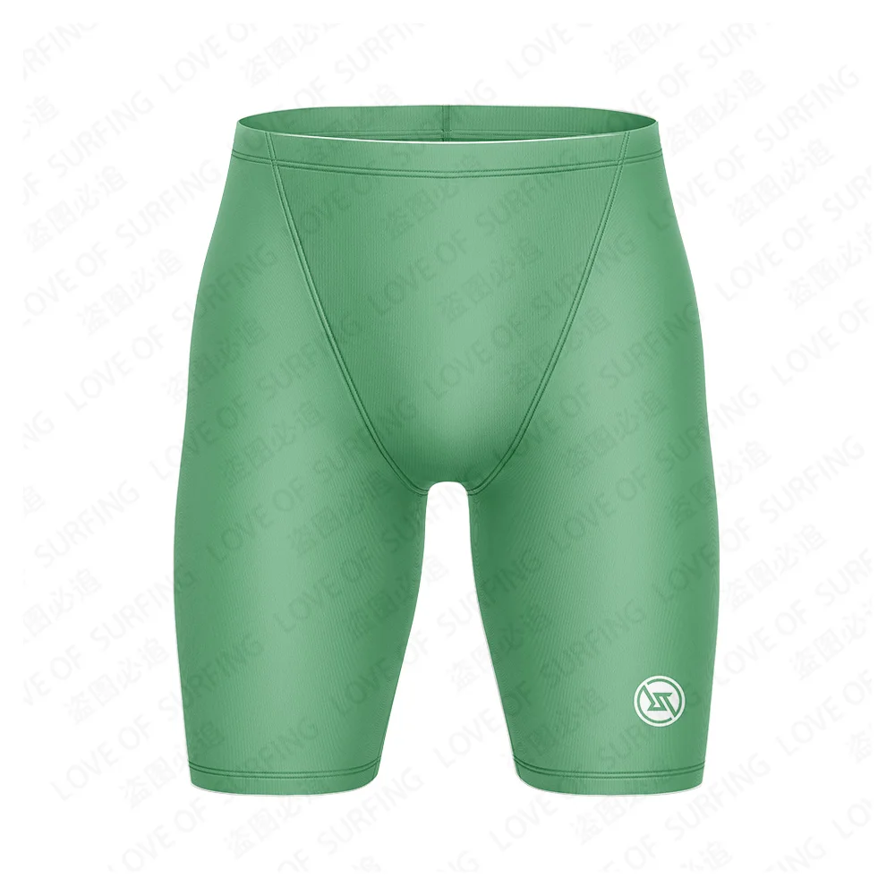 Flat angle swimming trunks, water swimming, surfing, sports swimming, men\'s swimming trunks, shorts can be customized