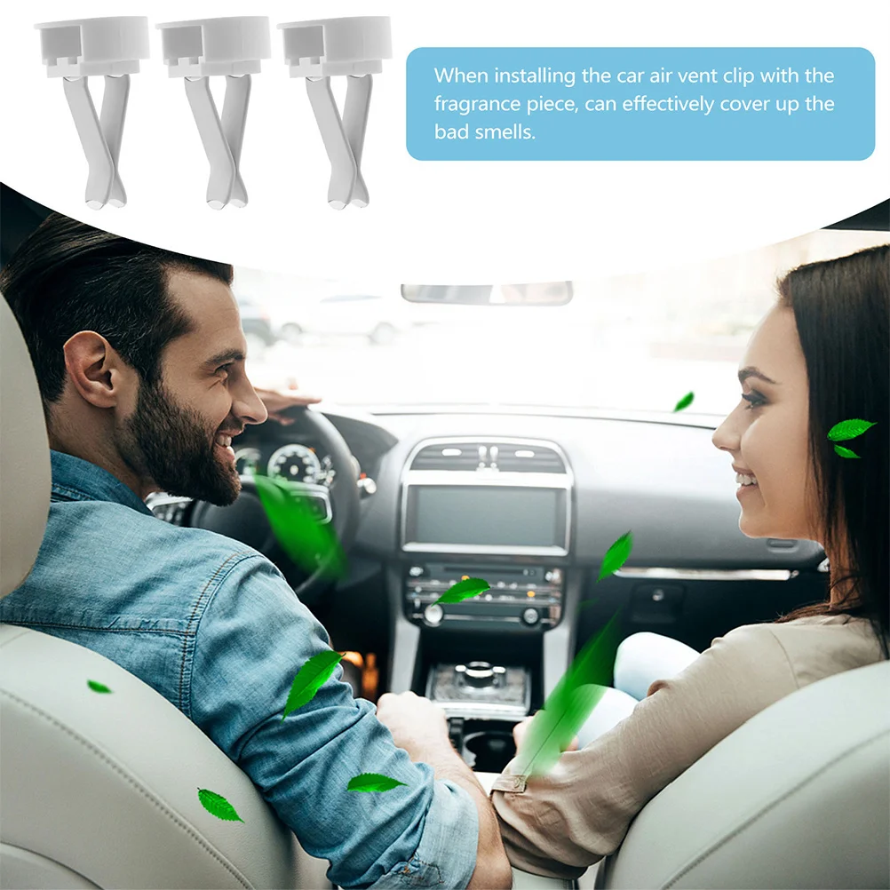 

60pcs Car Vent Clip Air Freshener Compact Design Easy Install Plastic Metal Material For Car Accessories Scent Diffuser Auto