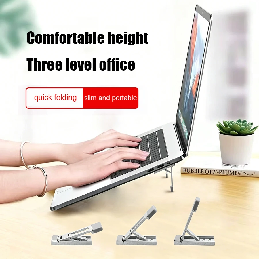 Laptop Stand Bracket Suspended Heat Dissipation Upgrade desktop Height Increase Keyboard Lifting Invisible Support Base Bracket