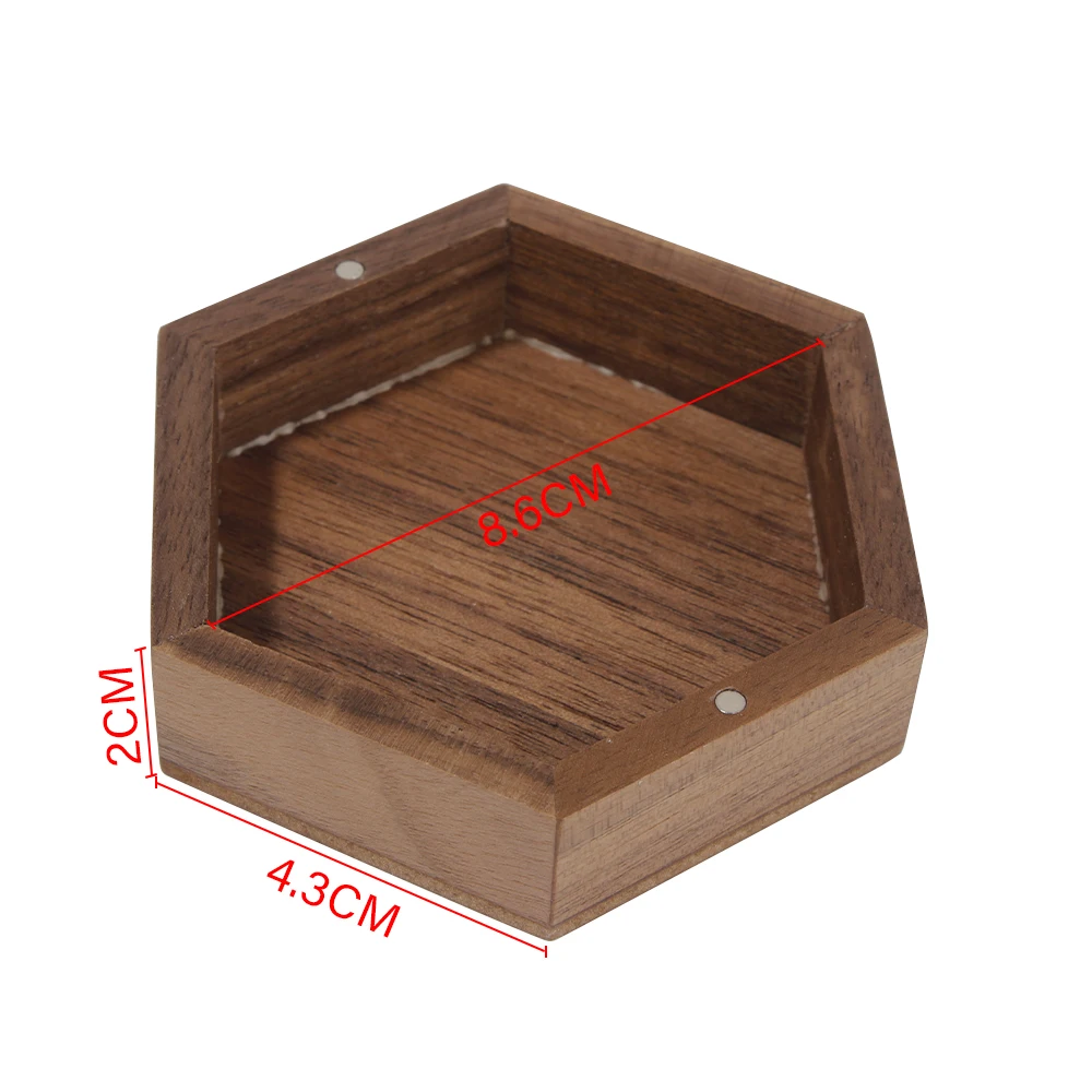 JASTER New USB Flash Drive 2.0 Acrylic Board Hexagonal Jewelry Box Pendrive 4GB 8GB16GB 32GB 64GB 128GB Gift BOX