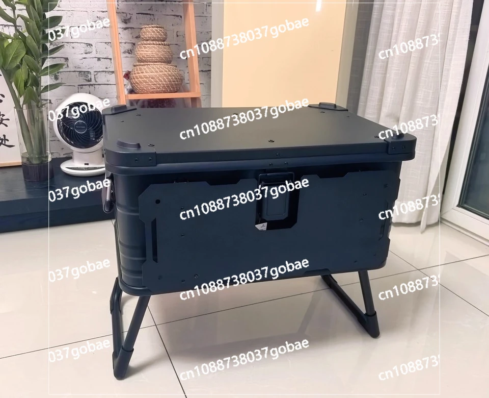 

Ящик для хранения из алюминиево-магниевого сплава для кемпинга на открытом воздухе, модифицированный ящик, кофейный ящик для кемпинга, багажник для автомобиля