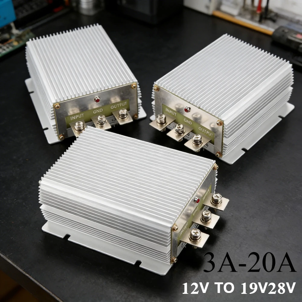 

12 Volt to 28 Volt Step Up 12V to 19V 30A 20A 15A 10A 8A 5A 3A Boost DC-DC Voltage Regulator DC DC Converter for Car Laptop CE
