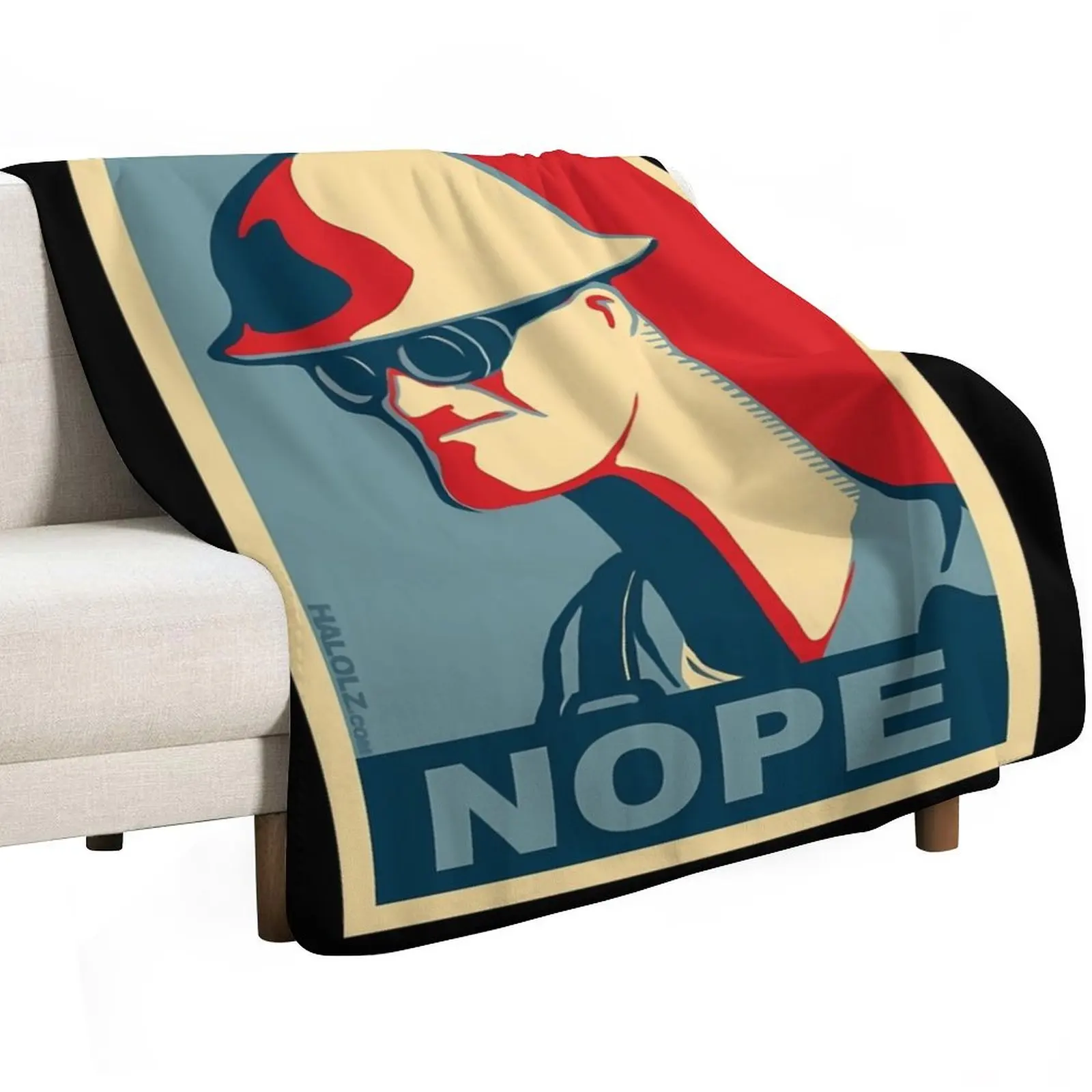 Team Fortress 2 - Engineer Nope Throw Blanket Cute Plaid for babies Sofa blankets and throws wednesday Blankets