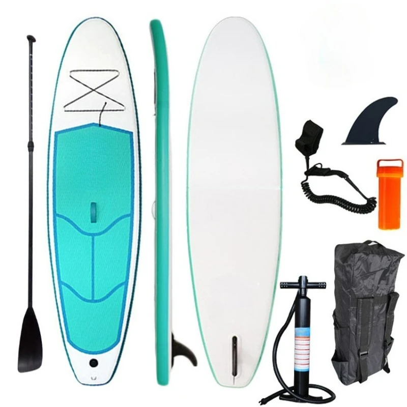 

A stylish, inflatable stand-up paddleboard with an ergonomic design, ideal for outdoor leisure and water-based exercise