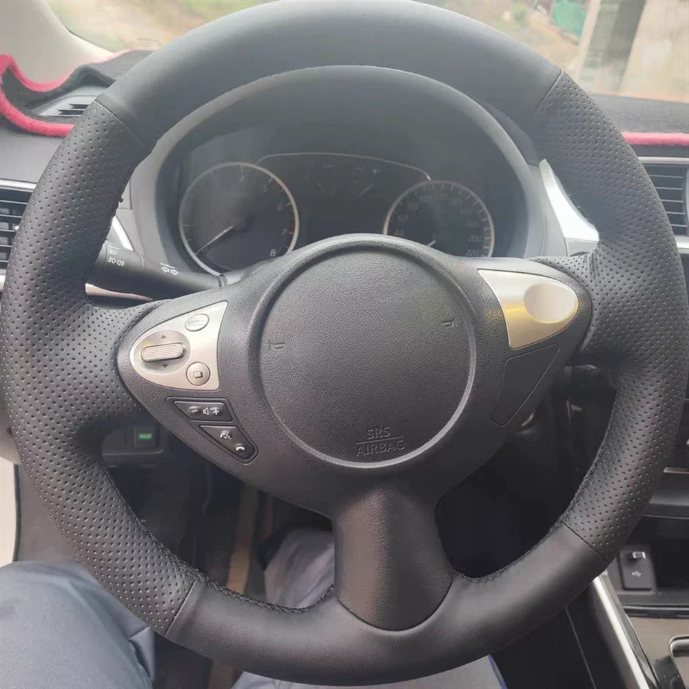 

Customization PU Leather Car Steering Wheel Cover For Nissan Juke Maxima Sentra SV 370Z 2008-2020 Infiniti FX FX35 FX37 FX50