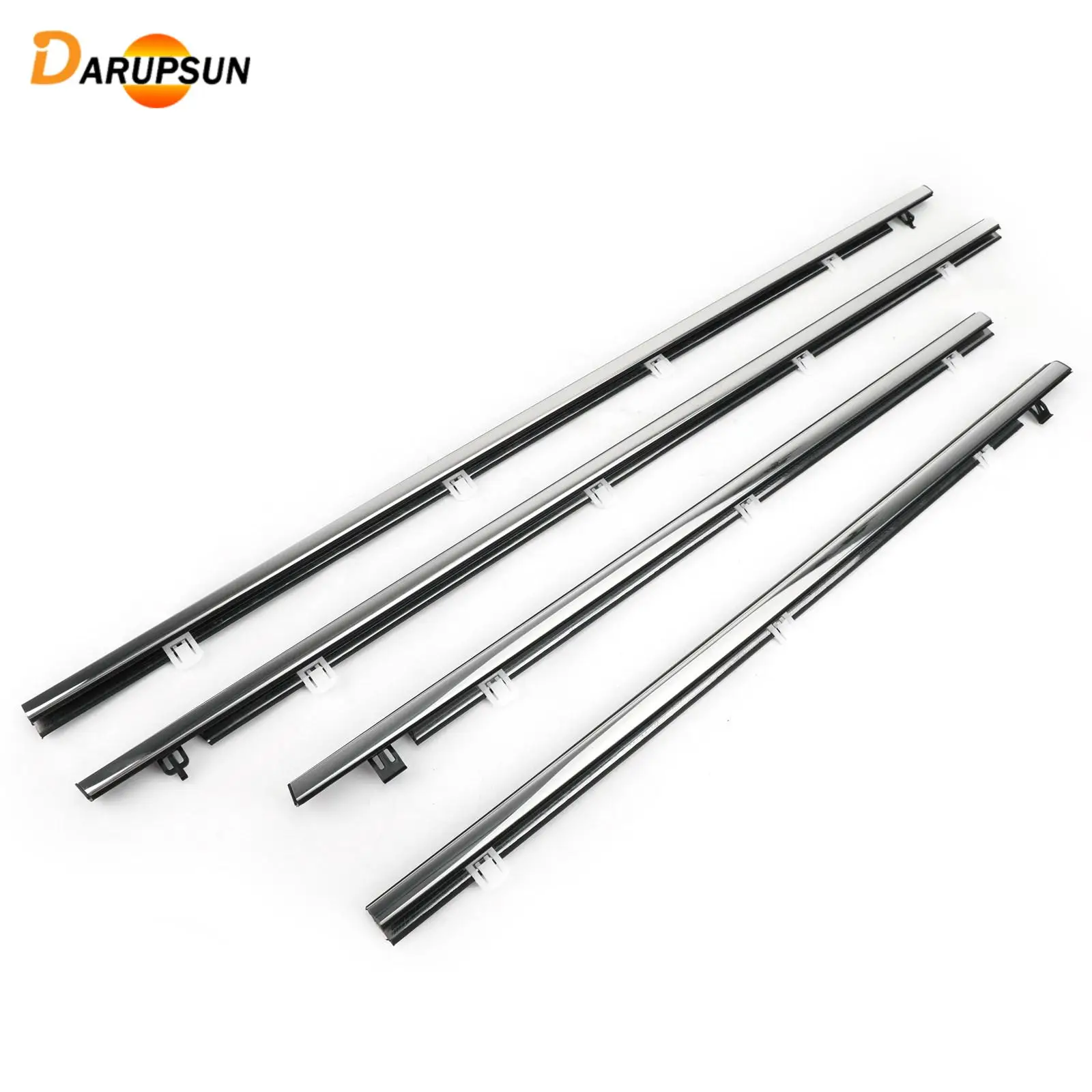 

DARUPSUN 4x Car Outside Window Weatherstrip Seal Belt Moulding for Acura TSX 2009 2010 2011 2012 2013 2014