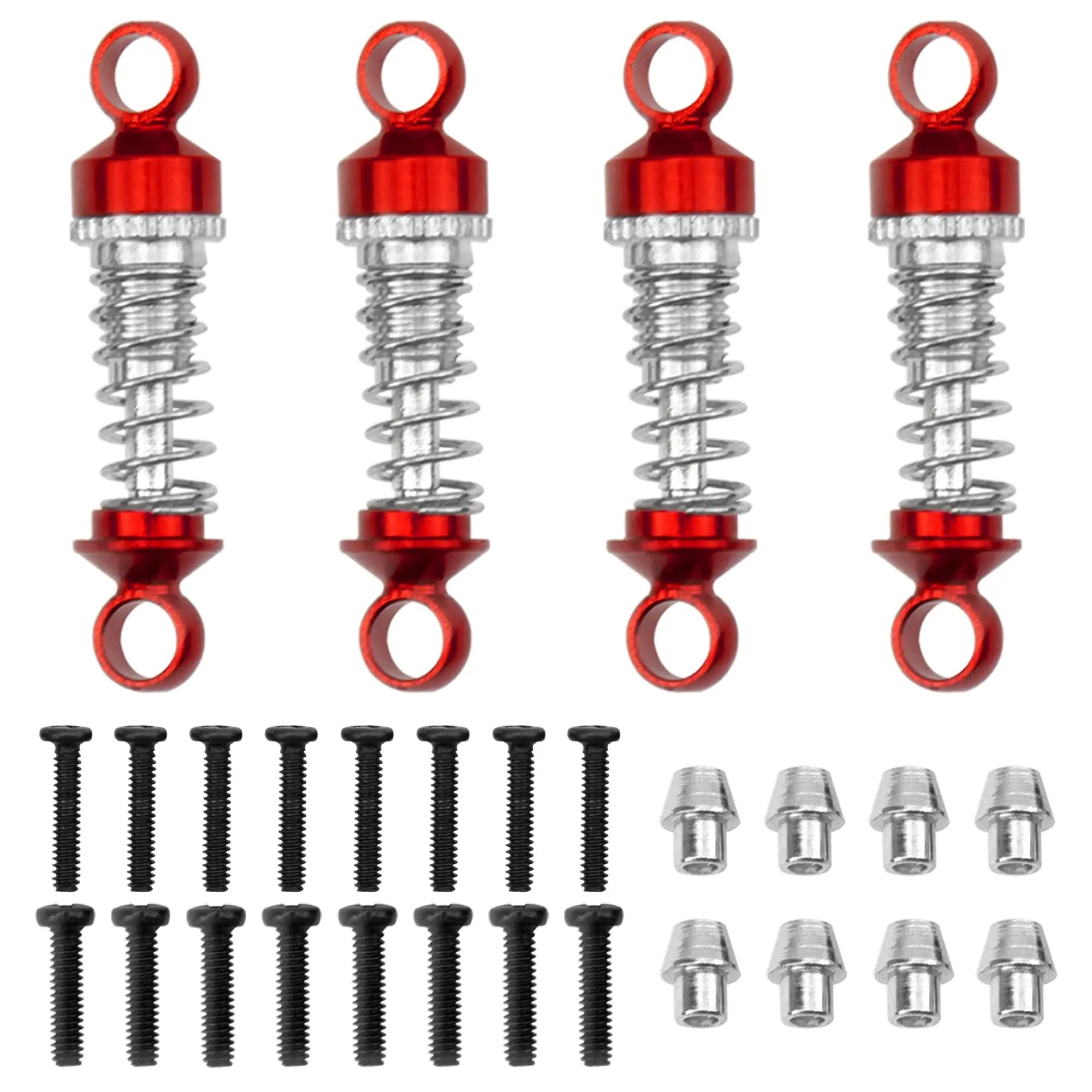 For WLtoys 1:28 284131 284161 284010 K969 K979 K989 K999 P929 P939 RC Car Upgraded Parts Adjustable Metal Shock Absorber