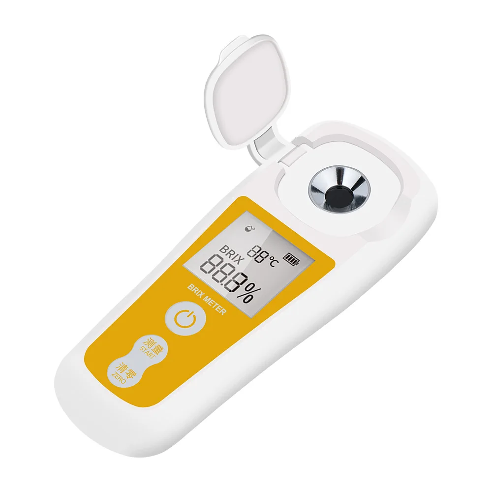 GVDA Digital Refractometer Brix Meter Honey Fruit Juice Wine Beer Alcohol Sugar Content Measuring Instrument Saccharimeter