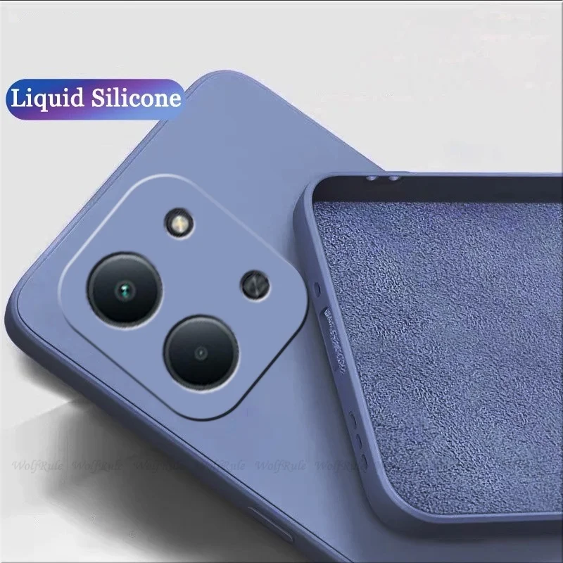 Para Redmi 15C funda Xiaomi Redmi 15C Capas a prueba de golpes silicona líquida Original teléfono parachoques trasero TPU Fundas suaves Redmi 15C