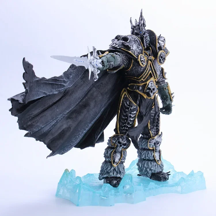 

22 см игра WOW Персонаж DC7 Fall of the Lich King Arthas Menethil Фигурка Модель Статуя из ПВХ Коллекционная модель детский подарок