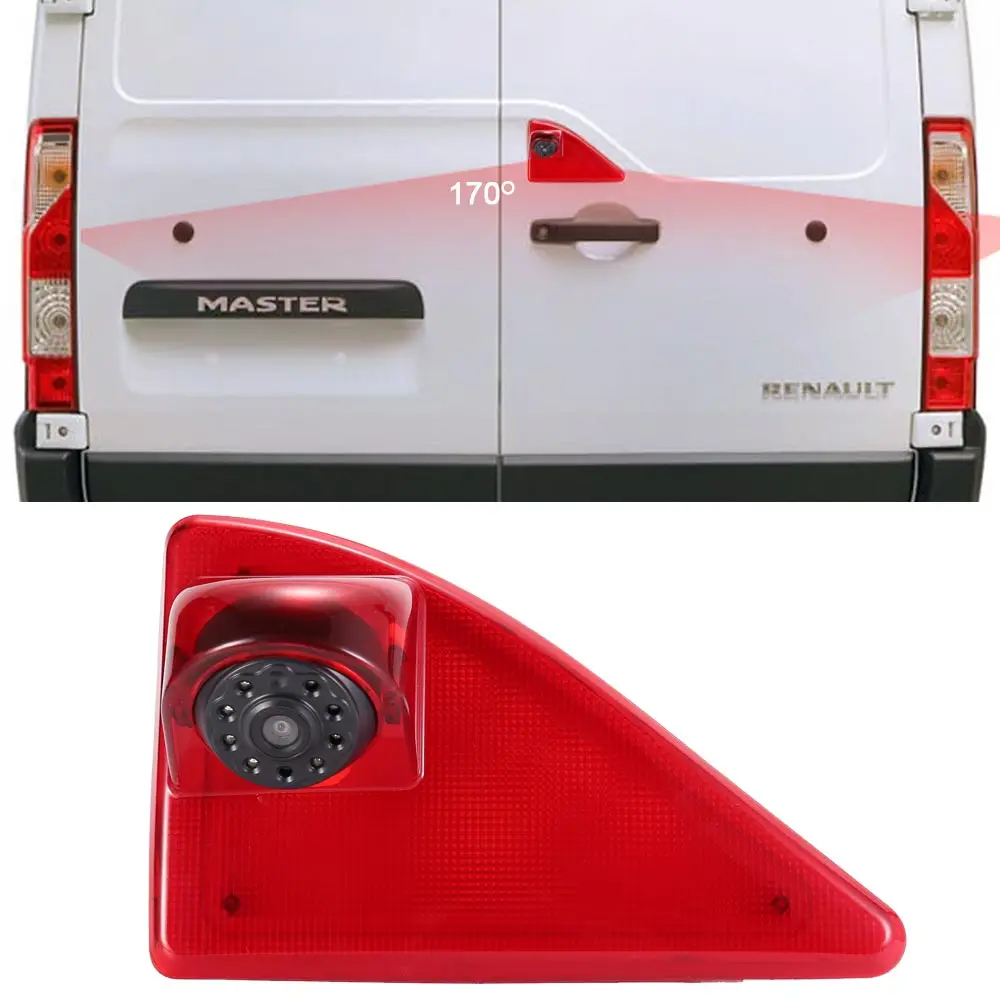 

18mm lens HD CCD Car Brake Light Reverse parking Camera For Renault Master Nissan NV400 Opel Movano Vauxhall Movano 2010