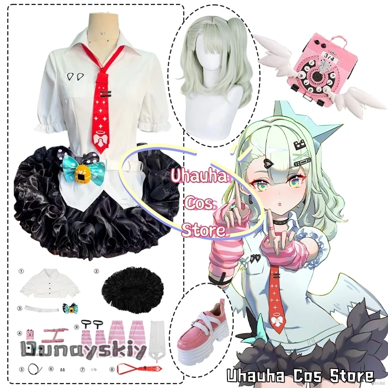 

Zenless Zone Zero Chinatsu Remiel Cosplay Costume {Uhauha Cos}Wig Skirt Bag Outfit Halloween Angels of Delusion Disguise