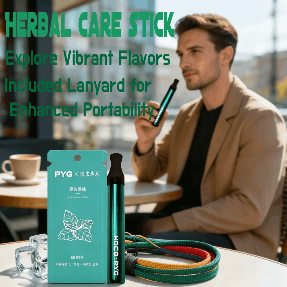 5 Fruit Flavors Herbal Care Stick Fatigue Relief Energy Boost Refreshing Breath Portable Soothing Body Care Oral Freshener Stick