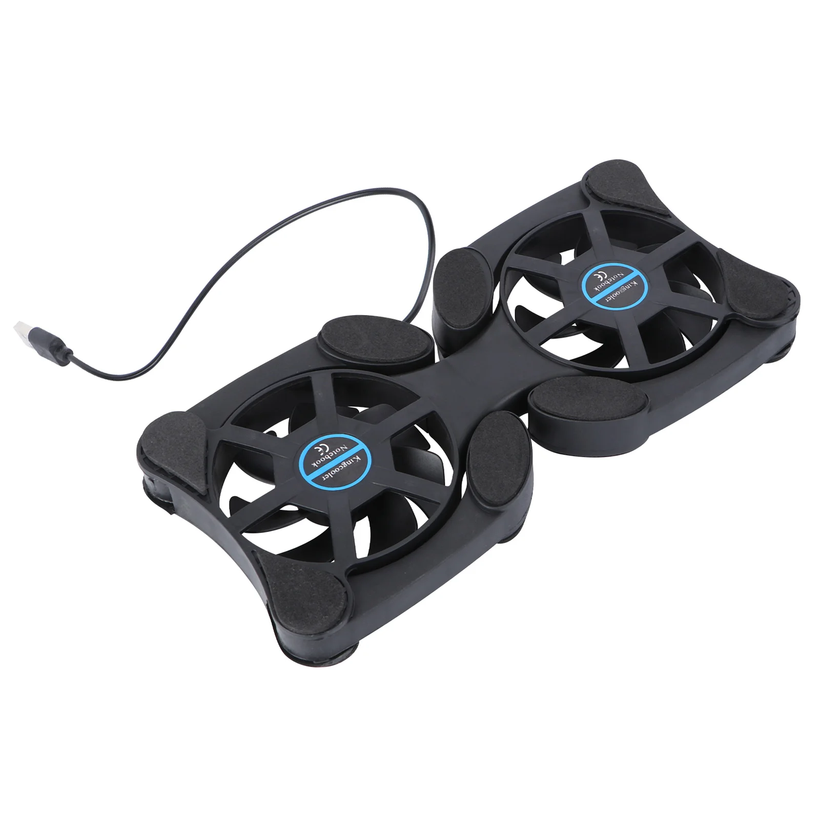 مبرد الكمبيوتر المحمول وسادة تبريد الكمبيوتر المحمول قابلة للطي 70 مللي متر مروحة USB بالطاقة المحمولة تبديد الحرارة منصات واقية مقاومة للانزلاق