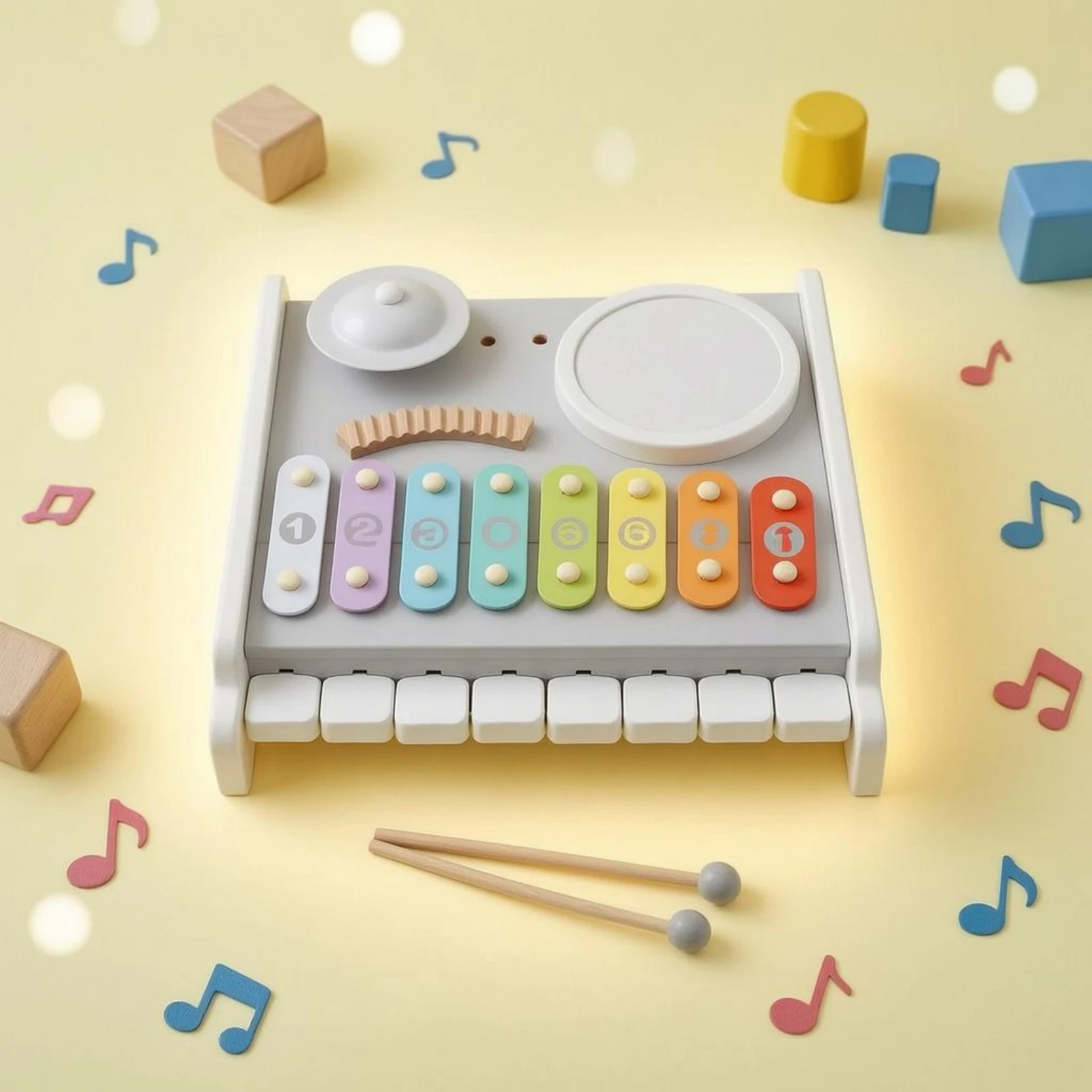 피아노 실로폰 드럼 장난감 다기능 실로폰 장난감 어린이 - Kids Toys Xylophone 리뷰 및 가격