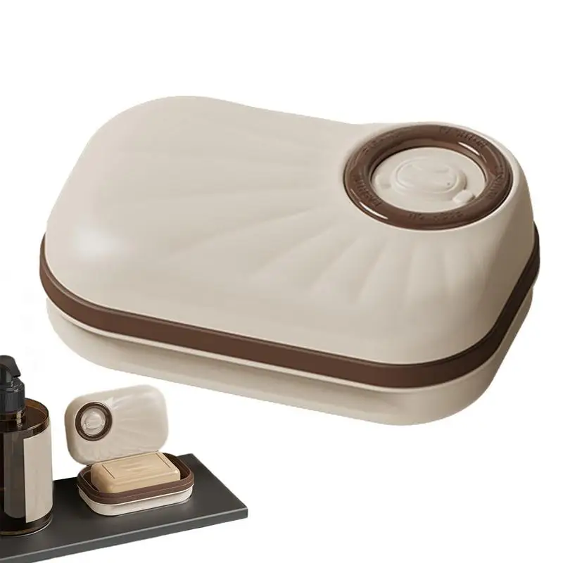 Draining Soap Box Detachable Soap Draining Dish Box With Lid Hands And Face Cleansing Bathing Space Saving Soap Dish For Shower