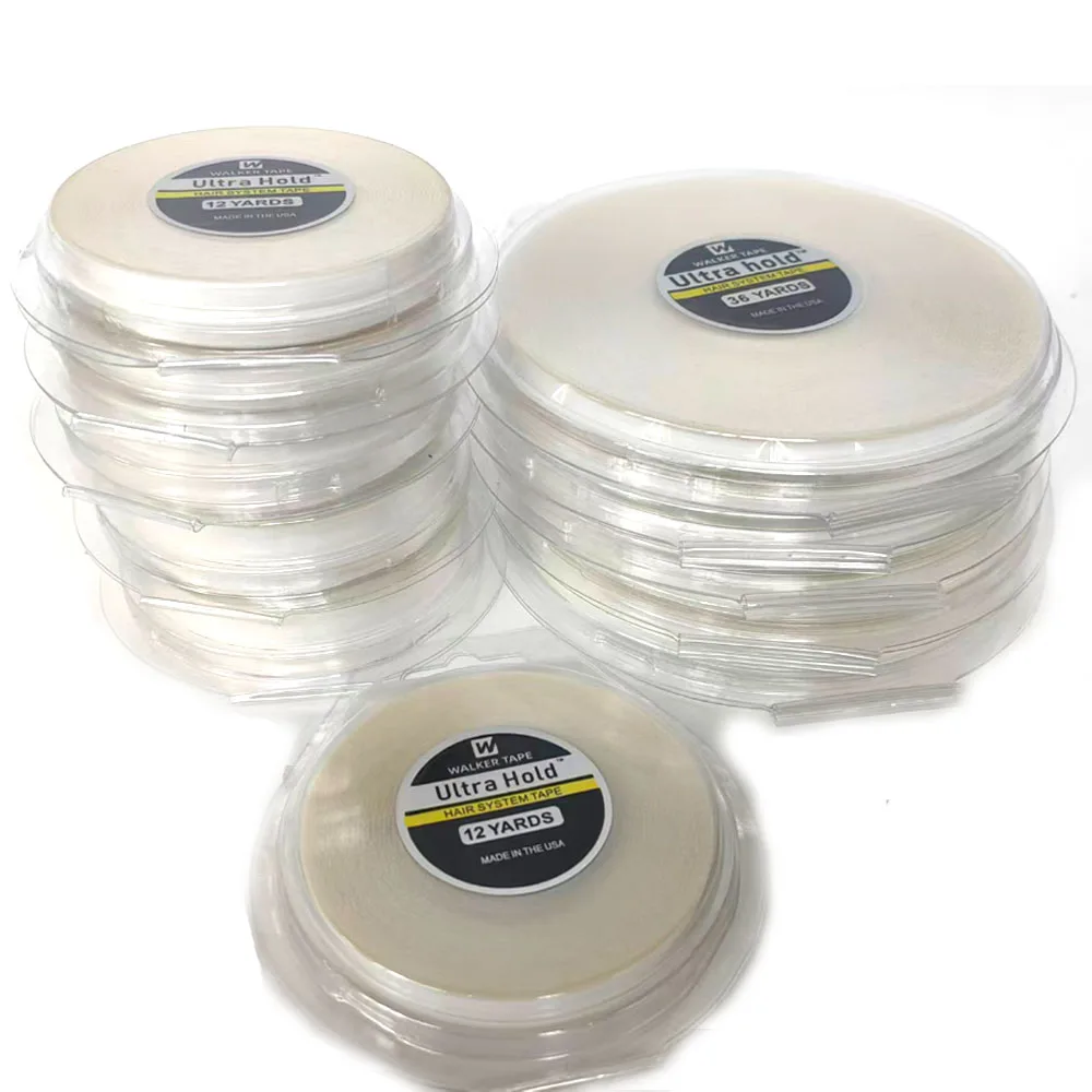 12/36YARDS Ultra Hold Hair System Tape Double Sided Adhesives Tape For Hair Extension Toupee Wig White Tape Strong Hold view 3