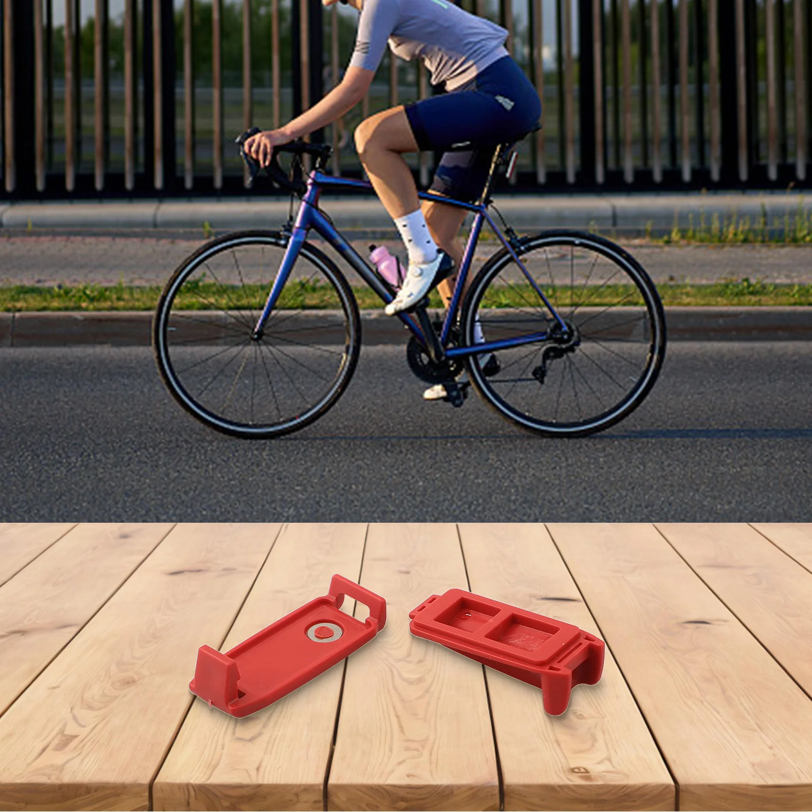 

Bicycle Repair Bicycle Battery Cover Shifter Seat Post Cover Fashionable Appearance High-Strength Construction