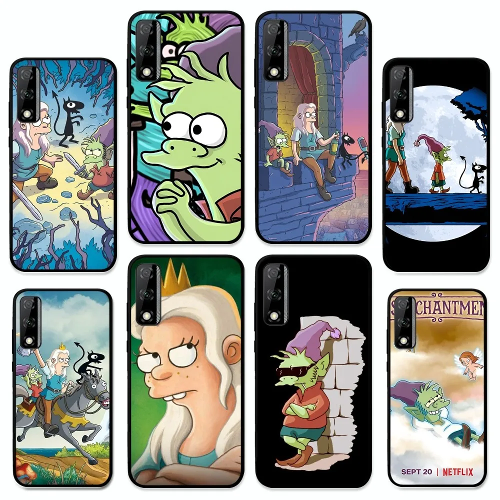 Аниме D-развлечение телефонный чехол для Huawei Y9 6 7 5 Prime Enjoy 7s 7 8 Plus 7a 9e 9plus 8E Lite Psmart Shell