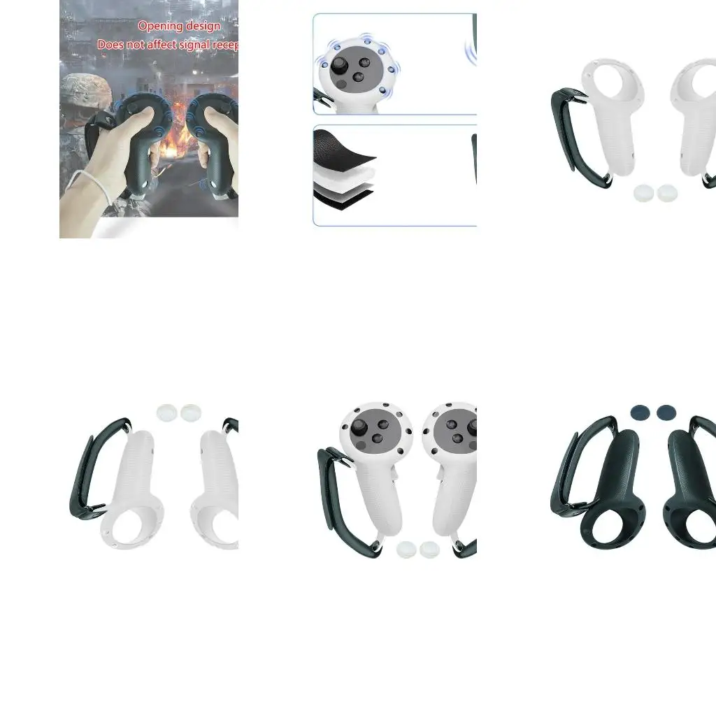 

Silicone Cover for MetaQuest 3 Controllers Enhanced Comfort Impact Resistant