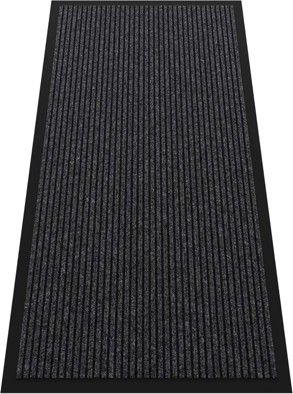 

Indoor Outdoor Door Mat, 4’ x 2' Doormat for Entryway, Rubber Backing Non Slip Front Door Mat Outside Entrance, Super Absorbent