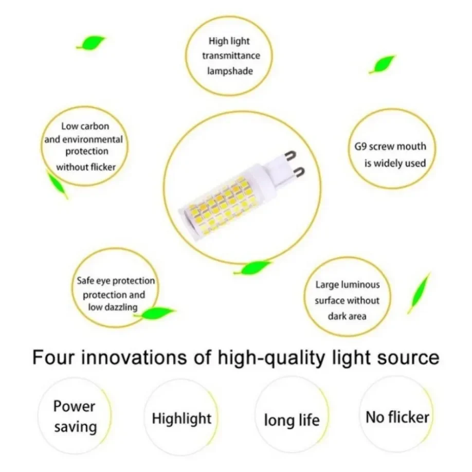 G9 led lamp 3 W 5 W 7 W AC 220 V G9 led lamp SMD2835 G9 LED Maïs licht Vervangen 30 W 40 W 50 W 70 W 80 W halogeen licht Home verlichting