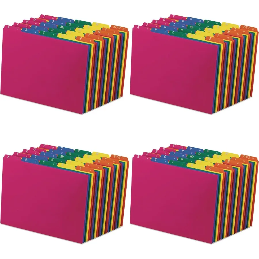 

Pendaflex 40142 Направляющие для файлов Top Tab Alpha/A-Z 1/5 Tab Полипропиленовые буквы Набор из 25 штук — идеально подходит для организации офисных документов с