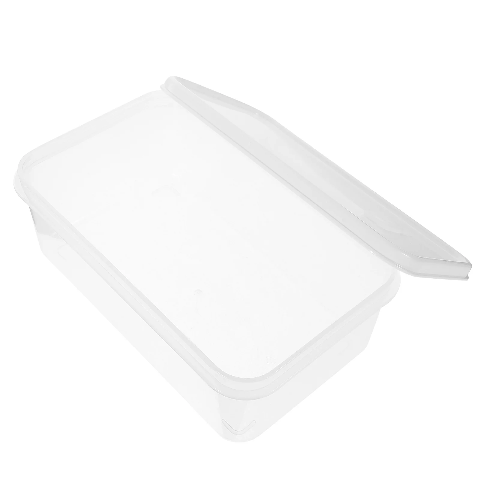 

Reusable Fresh Keep Box for Bread and Toast Large Transparent Storage Container Kitchen Fridge Food Holder Bakery Organization