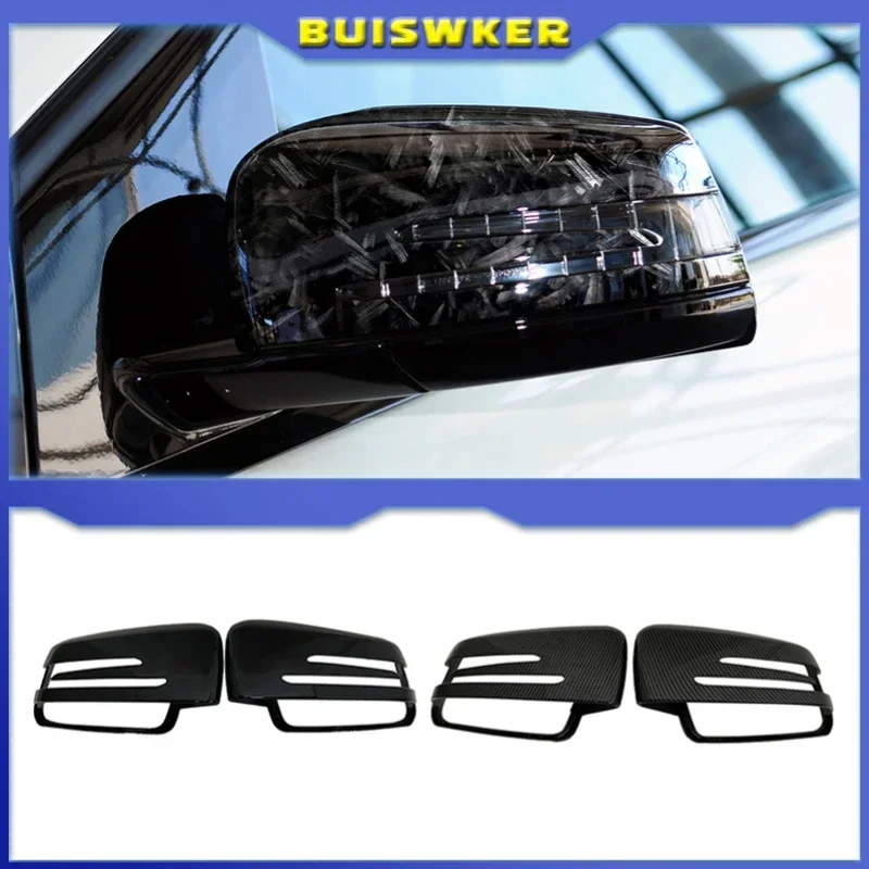 

Side Mirror Cap Covers Black For Mercedes BENZ W176 W246 W212 W204 C117 X156 X204 W221 C218 A B C E S CLA GLA GLK Class