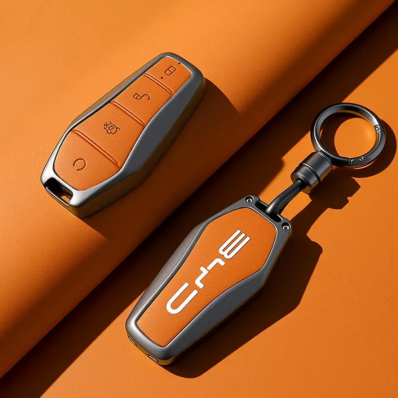 Car Fob Remote Control Key Case Holder Cover Bag For BYD Atto 3 Han EV Dolphin Durable Second Song Pro Tang Dm QIn PLUS MAX Yuan